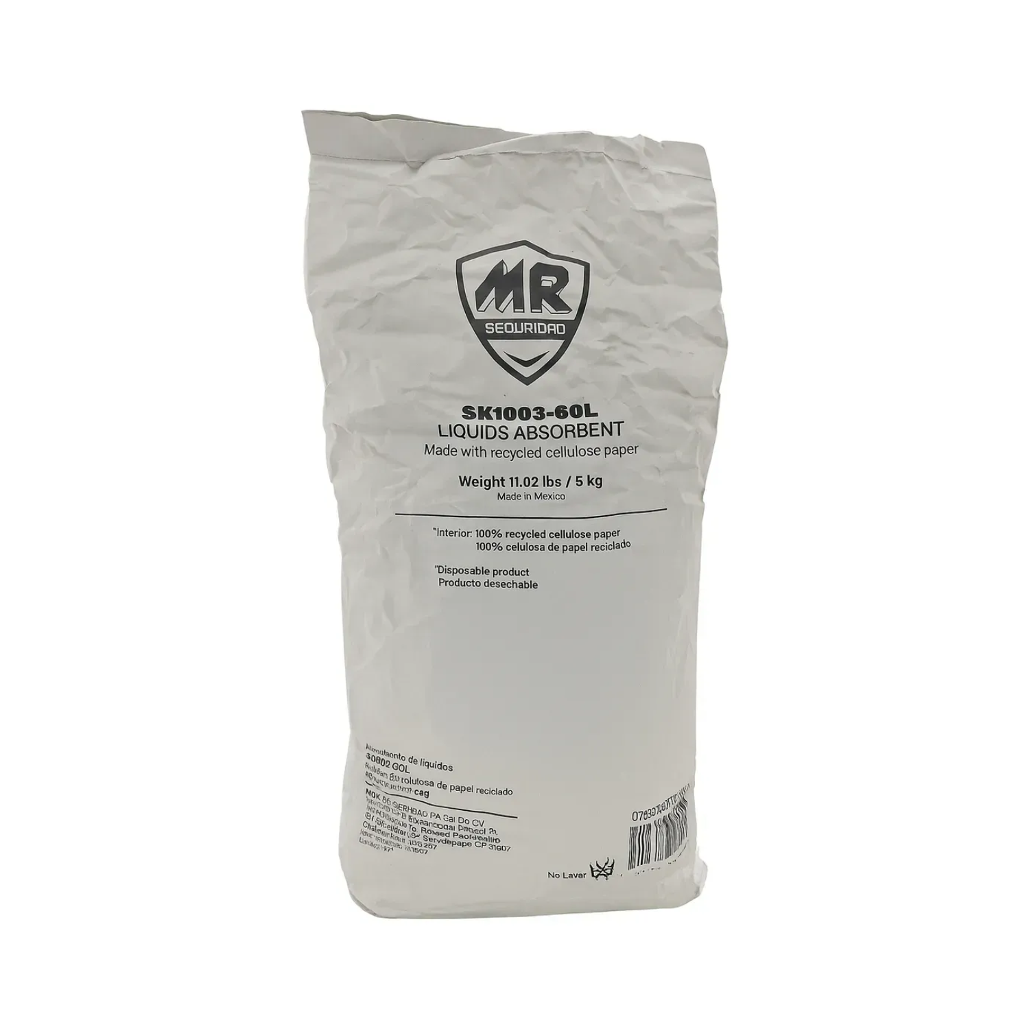 POLVO DE CELULOSA CAP. 60 L