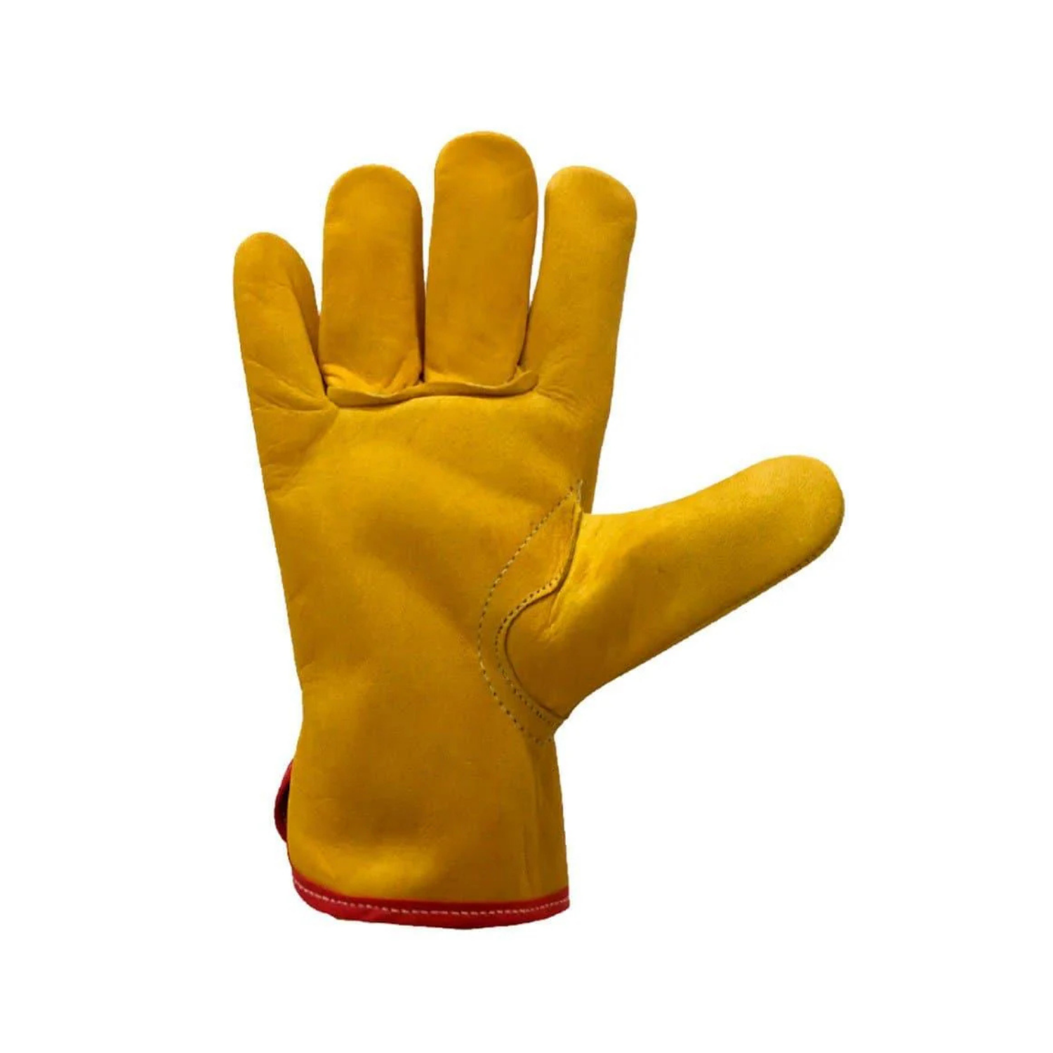 GUANTE ARGONERO PIEL DE CERDO AMARILLO CON RESORTE