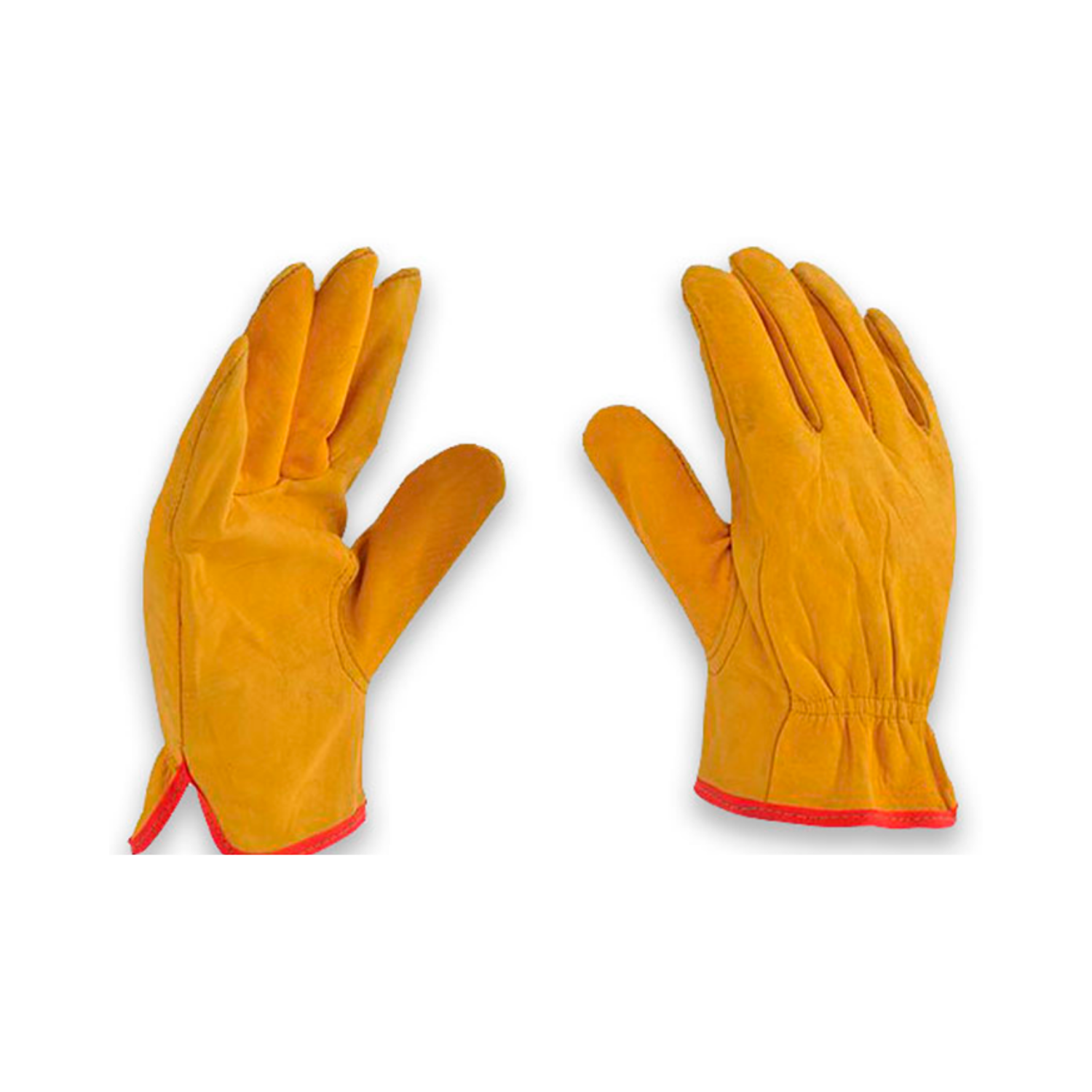 GUANTE ARGONERO PIEL DE CERDO AMARILLO CON RESORTE