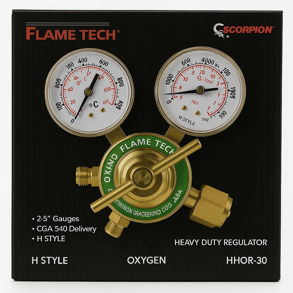 REGULADOR PARA OXIGENO FLAME TECH