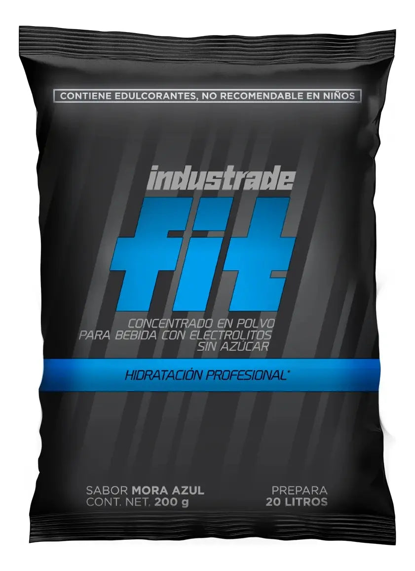 PAQUETE CON 5 SOBRES: ELECTROLITOS INDUSTRIALES FIT (RINDE 100 LITROS)